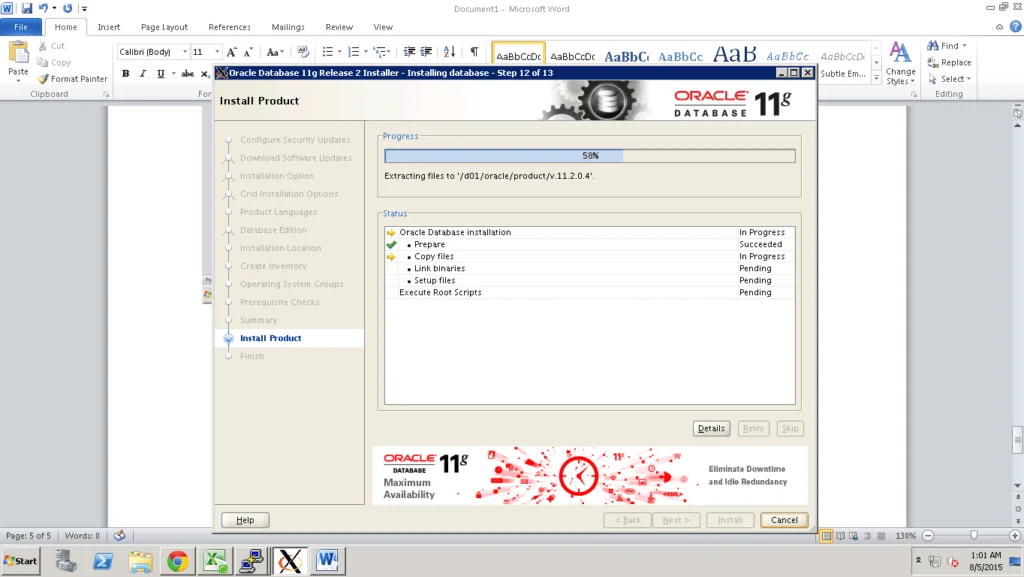 Oracle 11G Installation on Linux 11 img11