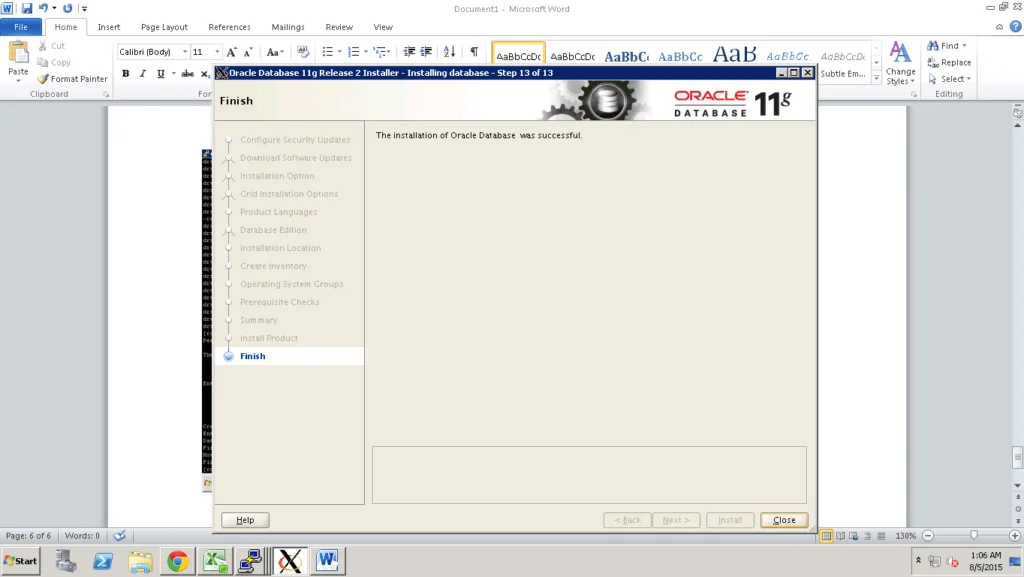 Oracle 11G Installation on Linux 14 img14