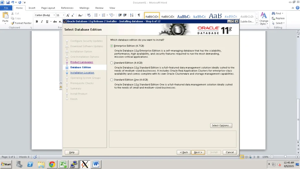 Oracle 11G Installation on Linux 4 img4