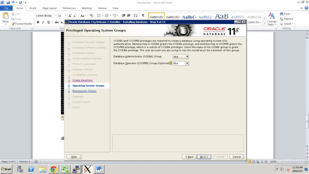 Oracle 11G Installation on Linux 7 img7