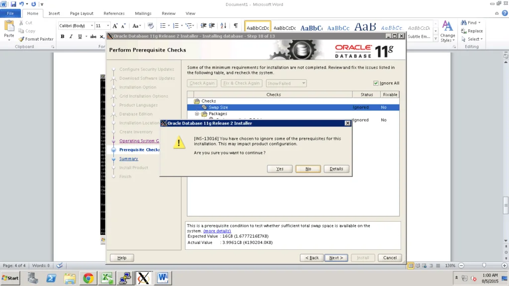 Oracle 11G Installation on Linux 9 img9